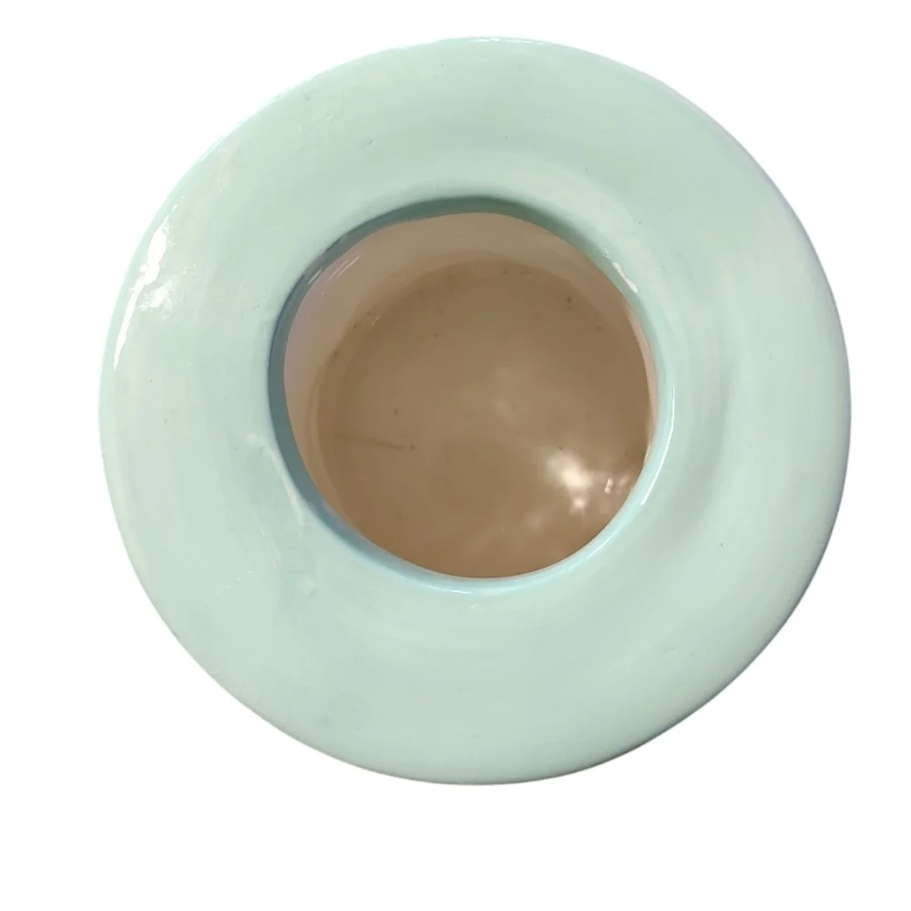 WCL Ceramic Easter Green, Blue, Pink, Yellow, Blue Vase